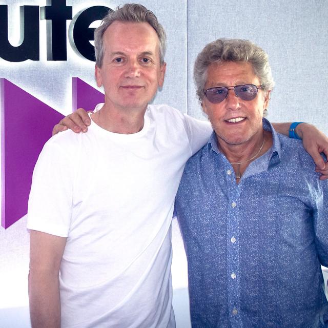 Frank Skinner with Roger Daltrey